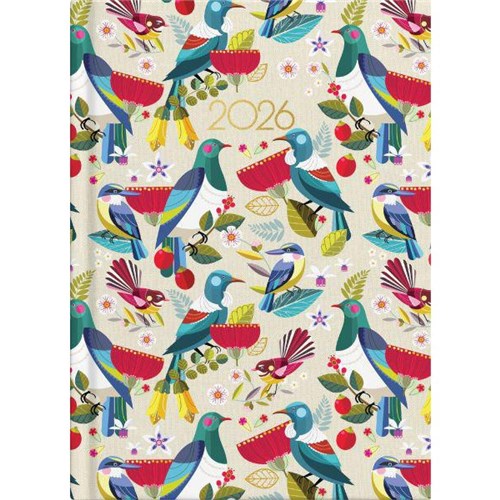 Collins A51 Diary A5 Day Per Page 2026 NZ Artist Assorted Designs