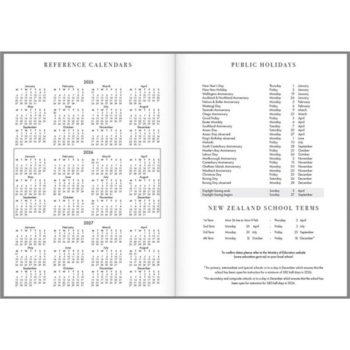 Collins B5 Executive Monthly Planner 2026 Black