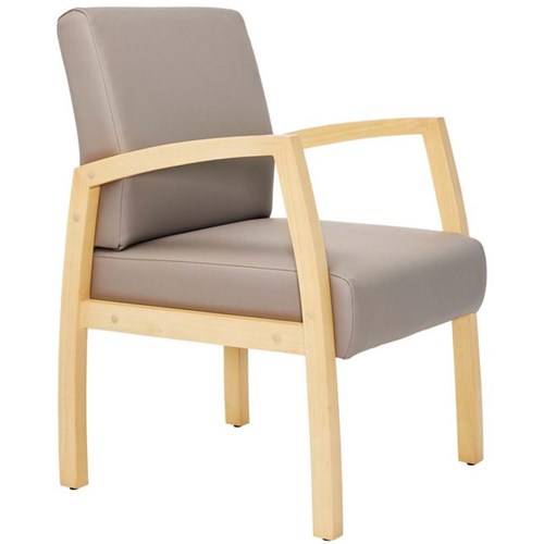 Buro Bella Guest Chair Dillon Fabric/Stratus Lacquer Finish