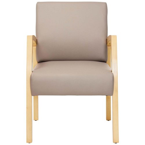 Buro Bella Guest Chair Dillon Fabric/Stratus Lacquer Finish