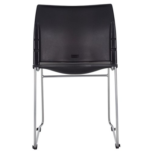 Buro Envy Visitor Chair Black/Silver (Min. Order Qty 4)