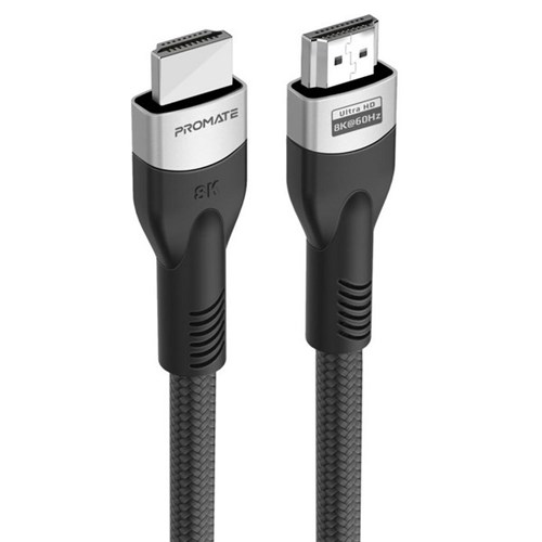 Promate UHD HDMI 2.1 Super Slim Audio Video Cable 5m Black