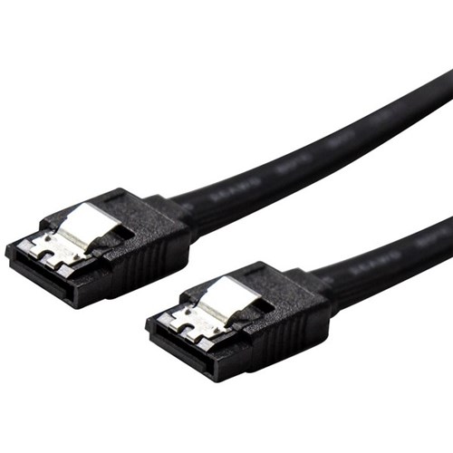 Dynamix SATA 6Gbs Data Cable With Latch 0.5m Black