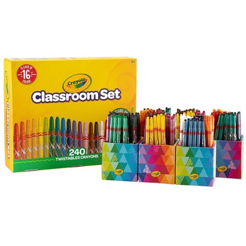 Crayola Twistables Crayons Classroom Set, Pack of 240