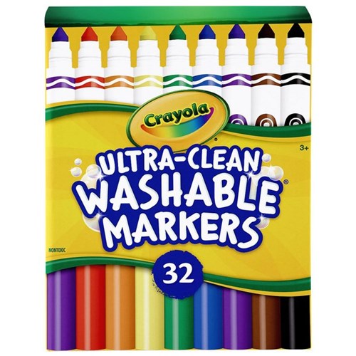Crayola Broadline Markers, Pack of 32