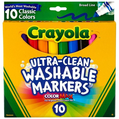 Crayola Broadline Classic Markers, Pack of 10