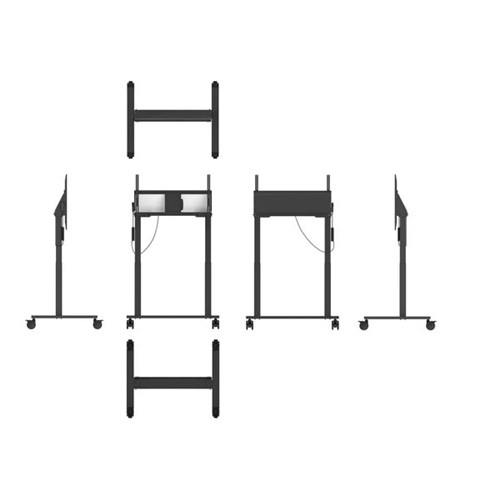 Maxhub Motorised Mobile Stand Height Adjustable Trolley