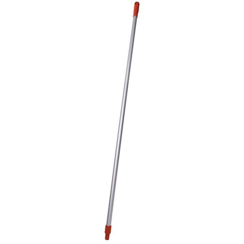 Sabco Universal Thread Aluminium Rib Mop Handle Red 1.45m