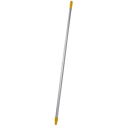 Sabco Universal Thread Aluminium Rib Mop Handle Yellow 1.45m