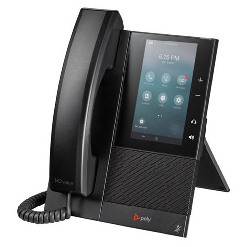 Poly CCX 505 Business Media Phone with Open SIP and PoE-enabled