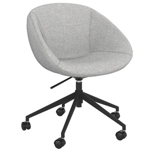 Camellia Chair Castor Base Reef Fabric/Grey Mist
