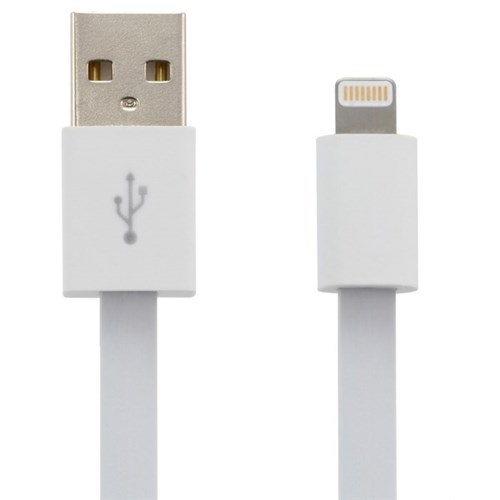 Moki Lightning SynCharge King Size Cable White 3m