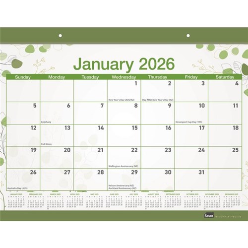 Sasco Eco Desk Planner Small 210x297mm 2026 