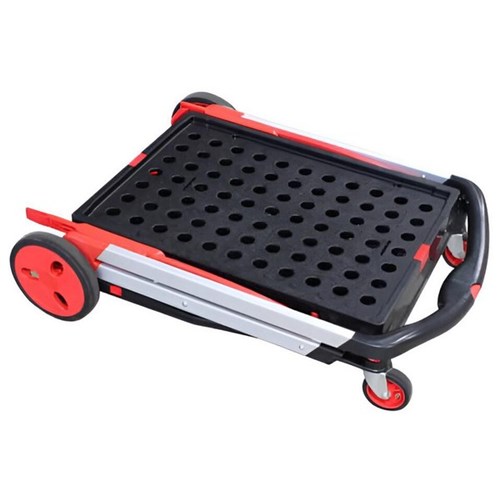 Richmond Wheel KartR Folding Trolley with Basket Black/Red