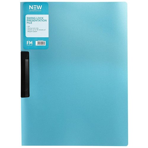 FM New Gen A4 Swing Lock Presentation File Ocean Blue