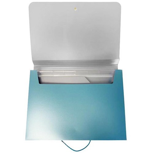 FM New Gen A4 Expanding Case File 7 Pocket Ocean Blue