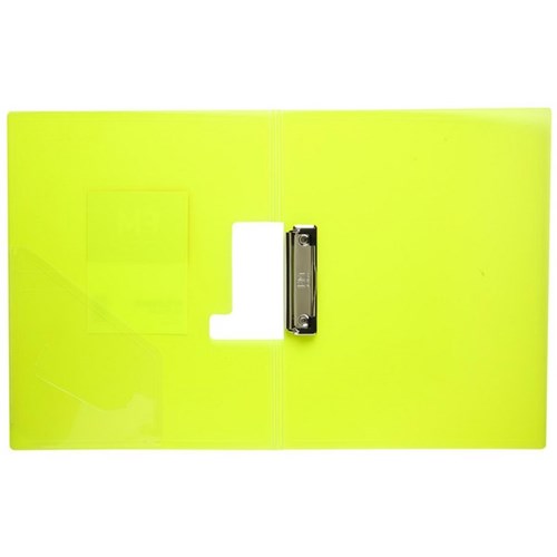 FM Vivid A4 Side Opening Clipboard Yellow