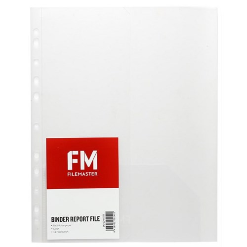 FM Vivid A4 Binder Report File Clear