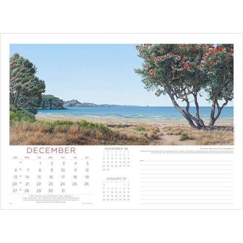 Easy2C Wall Calendar 2026 Art Of Michelle Bellamy