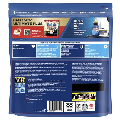 Finish Quantum Essential Dishwashing Tablets, Pack of 90