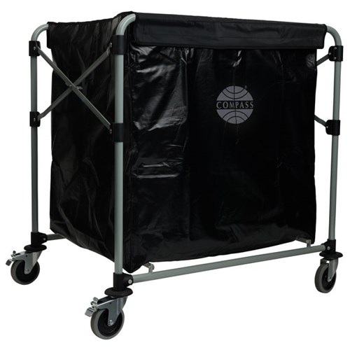 Compass Collapsible Laundry Cart with Vinyl Bag 300L