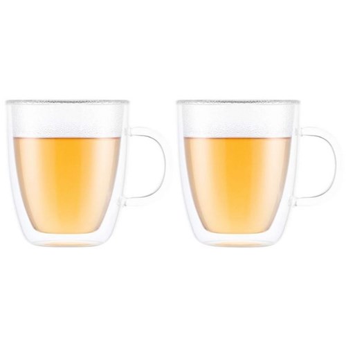 Bodum Bistro Double Wall Glasses 450ml, Box of 2