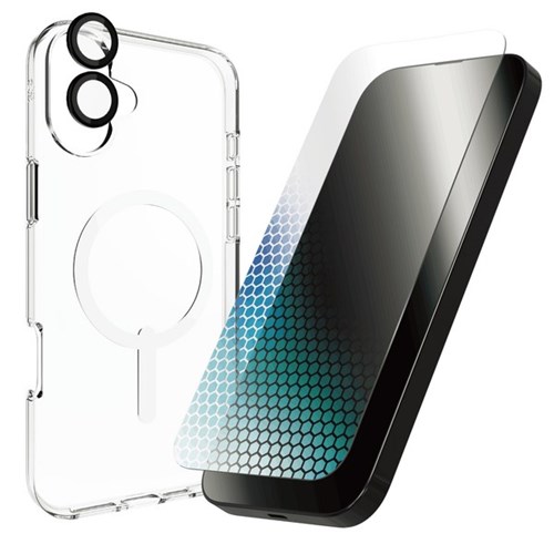 Zagg Apple iPhone 16 Plus Invisible Shield Premium Infinity 3-in-1 Bundle