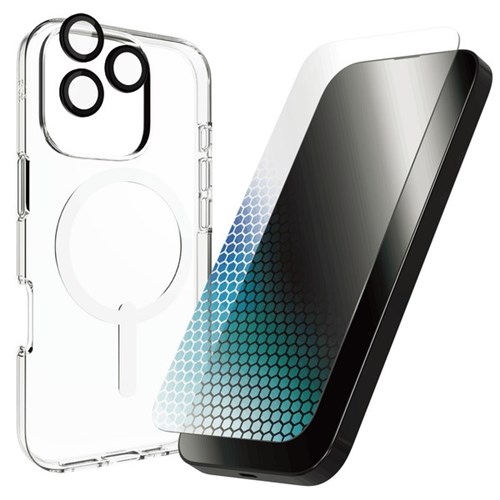 Zagg Apple iPhone 16 Pro Invisible Shield Premium Infinity 3-in-1 Bundle