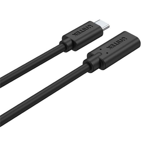 Unitek USB-C 3.1 Male to Female Extension Cable 1m Black