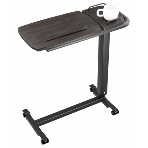 Icare Over Bed Table Low Profile Charcoal