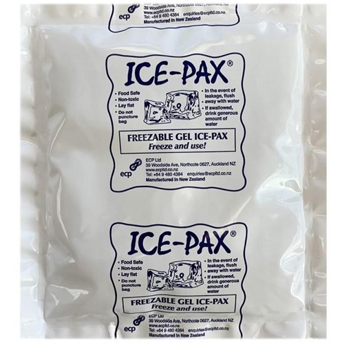 Ice-Pax Freezable Gel Ice Pack Void Fill No Bubble 500g, Carton of 28