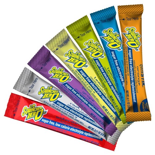 Sqwincher Qwik Stiks Mixed Flavours 3g, Pack of 10