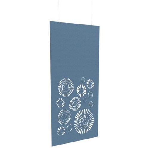 Boyd Acoustic Hanging Carved Panel 1200mm Bloom Pageant Blue