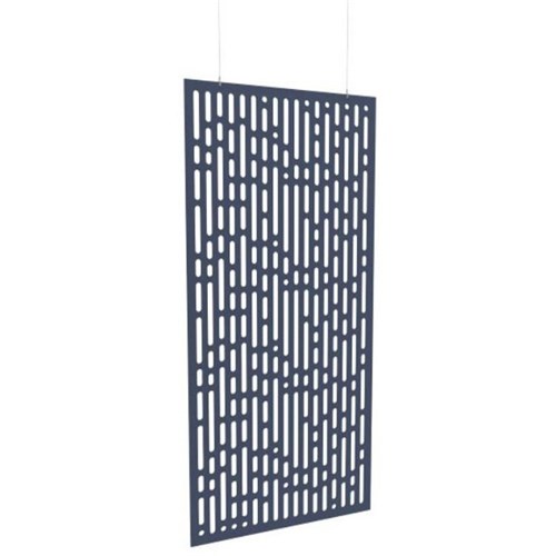 Boyd Acoustic Hanging Carved Panel 1200mm Downpour Navy Peony