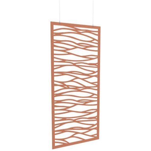 Boyd Acoustic Hanging Carved Panel 1200mm Swell Rust