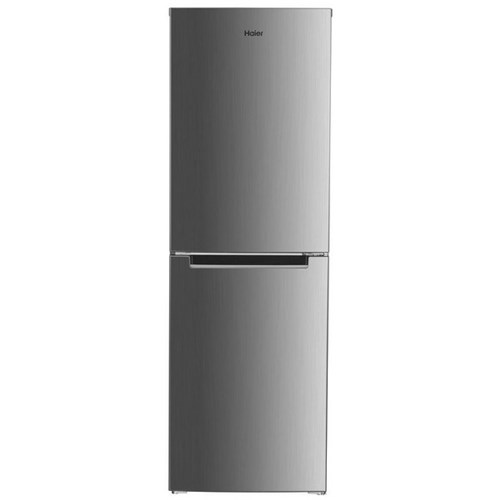 Haier 300 Series Fridge and Freezer 230L Stainless Steel