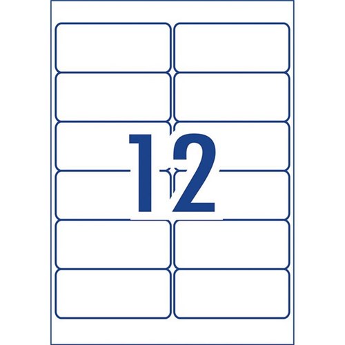 Avery Ultra Resistant ID Laser Labels L7913 White, Pack of 10 Sheets 