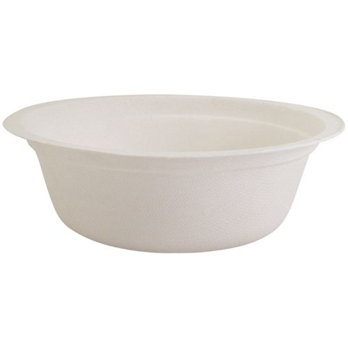 Bagasse Natural Sugarcane Bowl 350ml, Carton of 1000