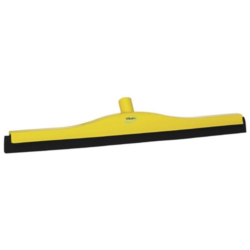 Vikan Floor Squeegee Classic Foam Blade Fixed Neck 600mm Yellow