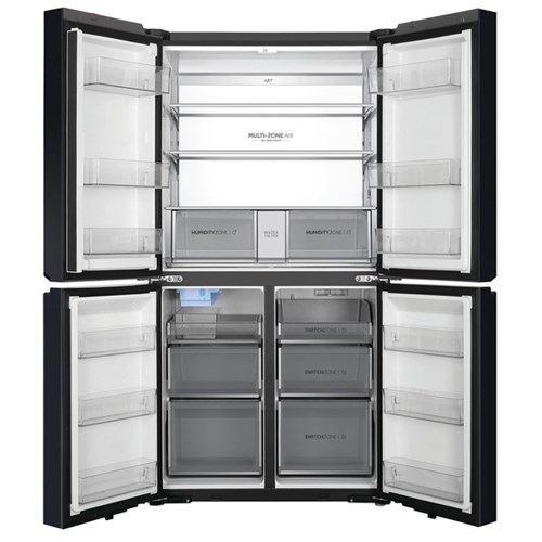 Haier Fridge And Freezer 623L Black