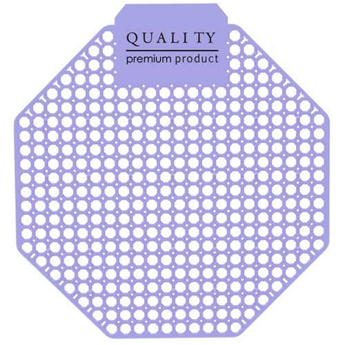 Wave 2.0 Basic Screen Urinal Mat Ocean Mist, Pack of 10