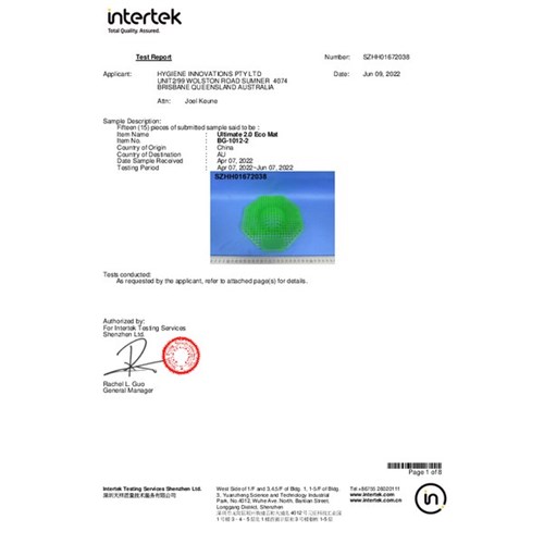 Ultimate 2.0 Eco-Mat Urinal Deodoriser Cucumber Melon
