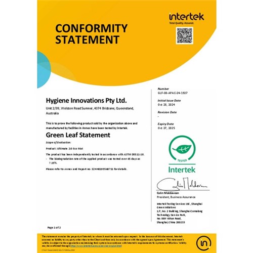 Ultimate 2.0 Eco-Mat Urinal Deodoriser Super Lime