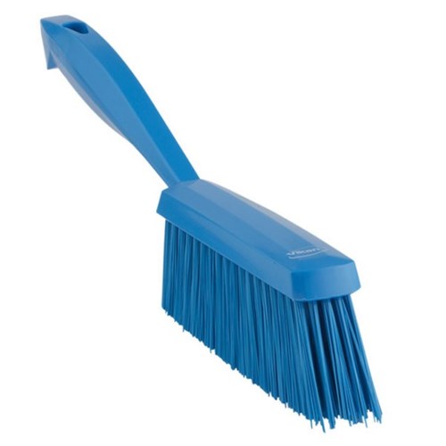 Vikan Bannister Medium Bristle Brush 330mm Blue