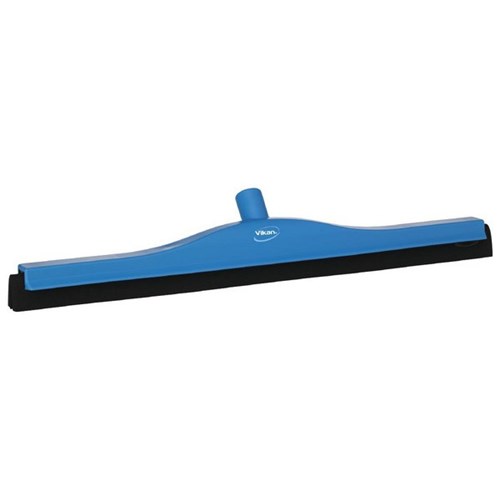 Vikan Floor Squeegee Classic Foam Blade Fixed Neck 600mm Blue