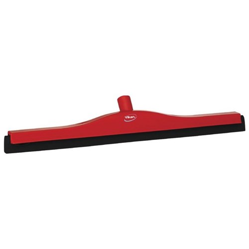 Vikan Floor Squeegee Classic Foam Blade Fixed Neck 600mm Red