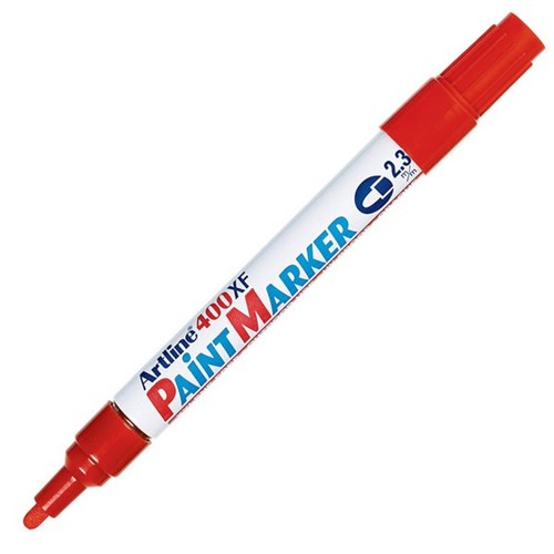 Artline 400XF Red Paint Marker Medium Tip
