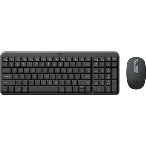 Logitech MK250 Bluetooth Wireless Keyboard and Mouse Graphite