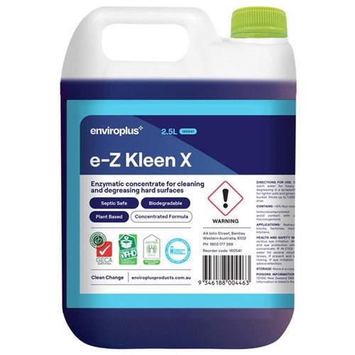 Enviroplus e-Z Kleen X Concentrated Hard Surface Cleaner 2.5L
