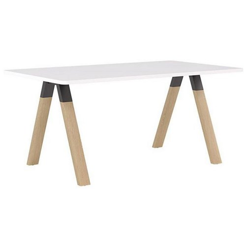 Ligna Meeting Table 2100x900mm Oak/White